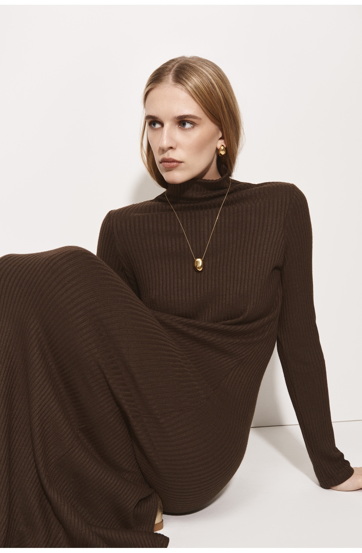 ТРИКОТАЖНА СУКНЯ МАКСІ 1027 зображення