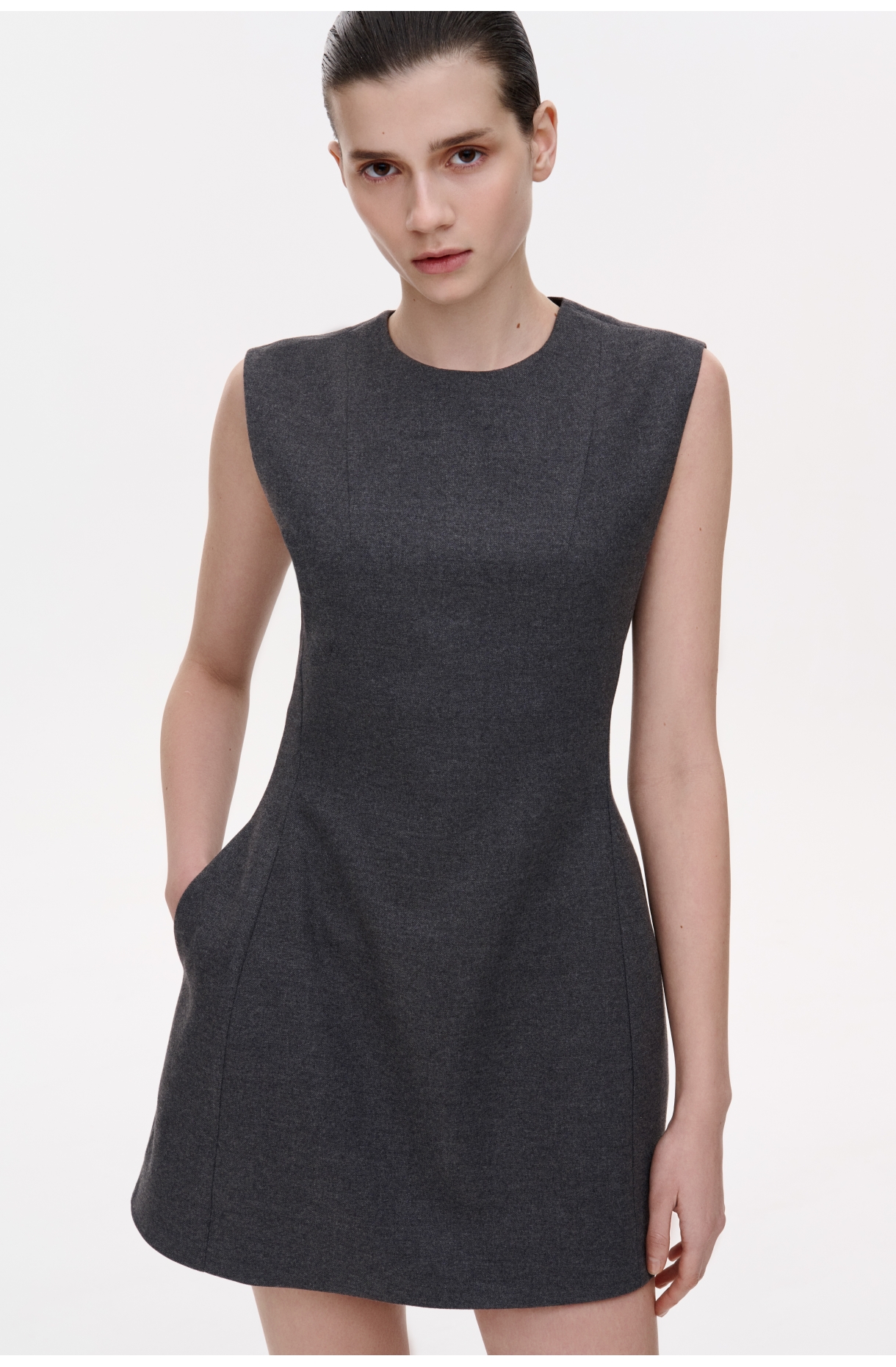 МІНІ СУКНЯ НАПІВПРИЛЕГЛОГО СИЛУЕТУ  1245 зображення 15