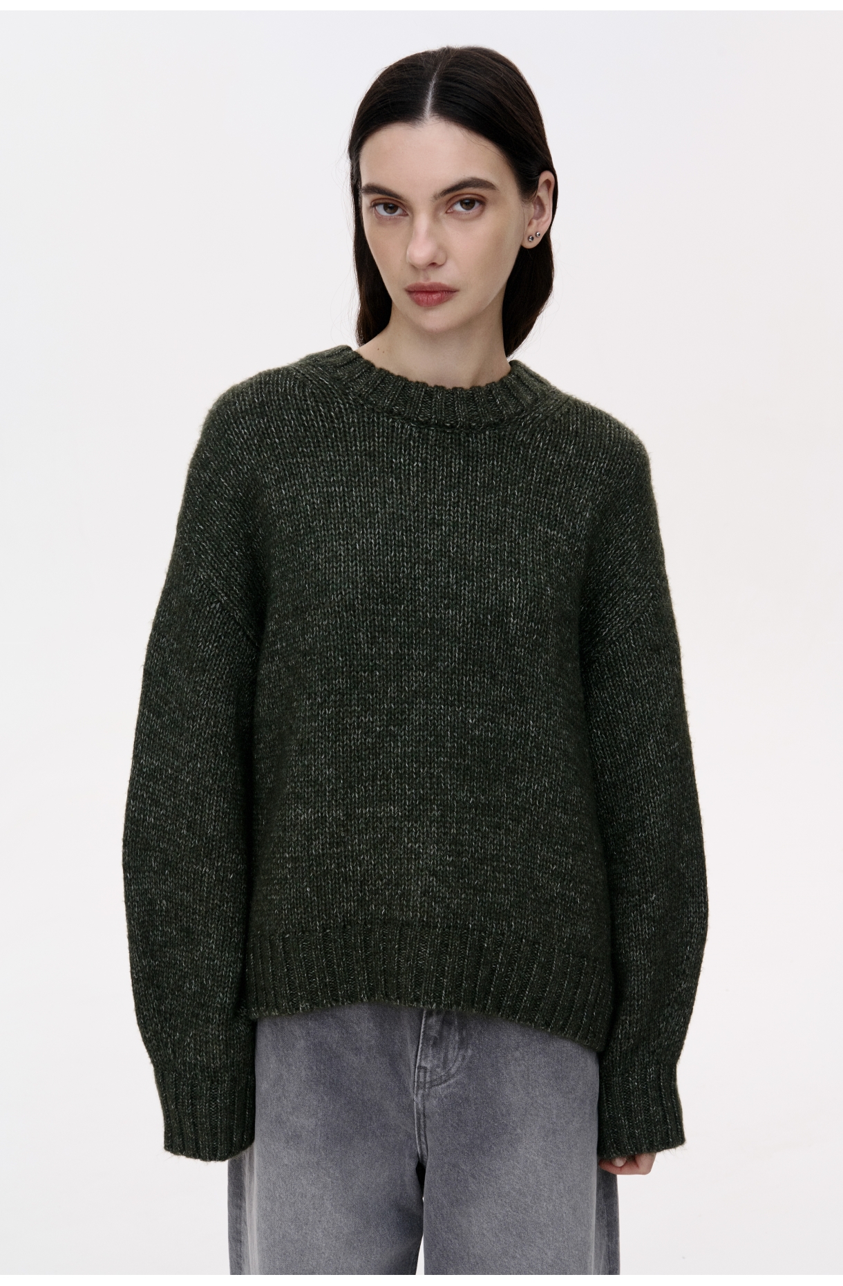 ОВЕРСАЙЗ СВЕТР ЗІ СПУЩЕНОЮ ЛІНІЄЮ ПЛЕЧА 4700 зображення 28