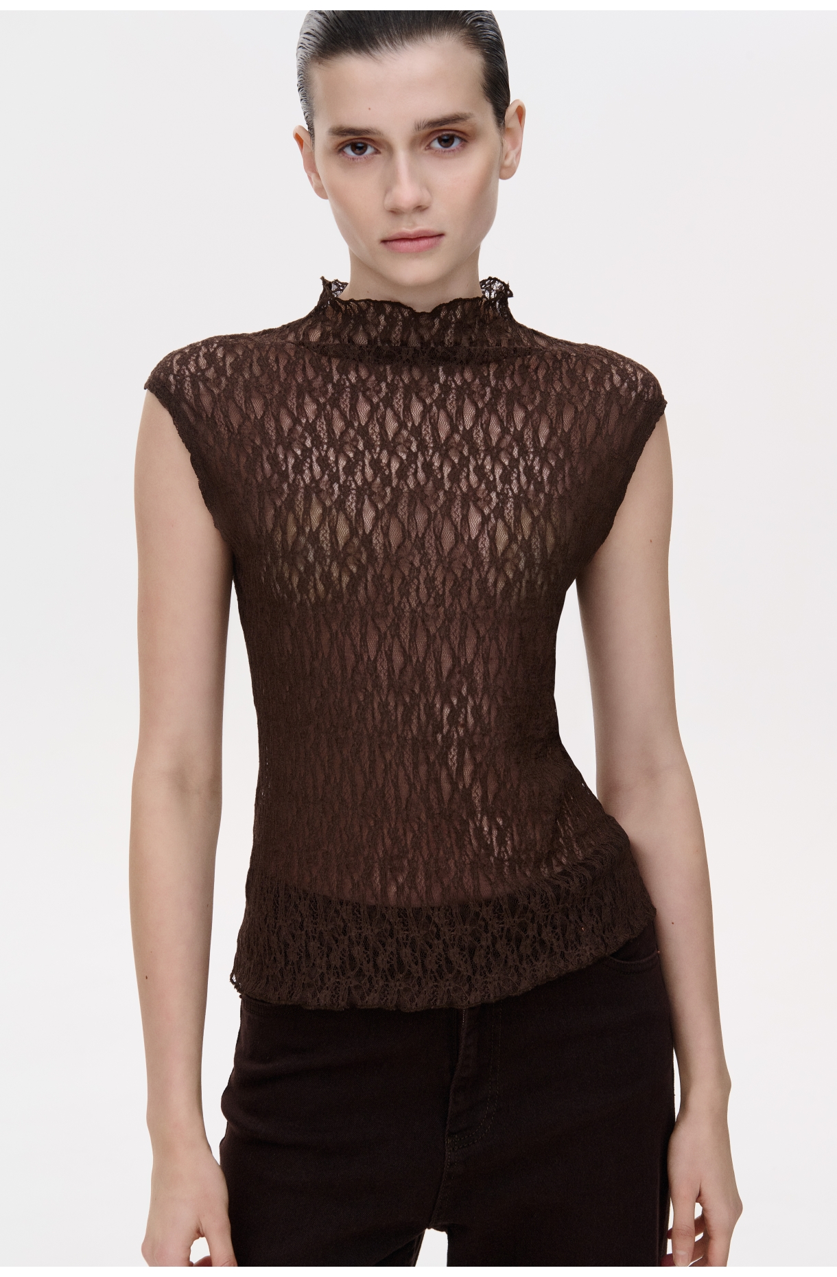 МЕРЕЖИВНИЙ ТОП З ВИСОКИМ КОМІРОМ 1248 зображення 21