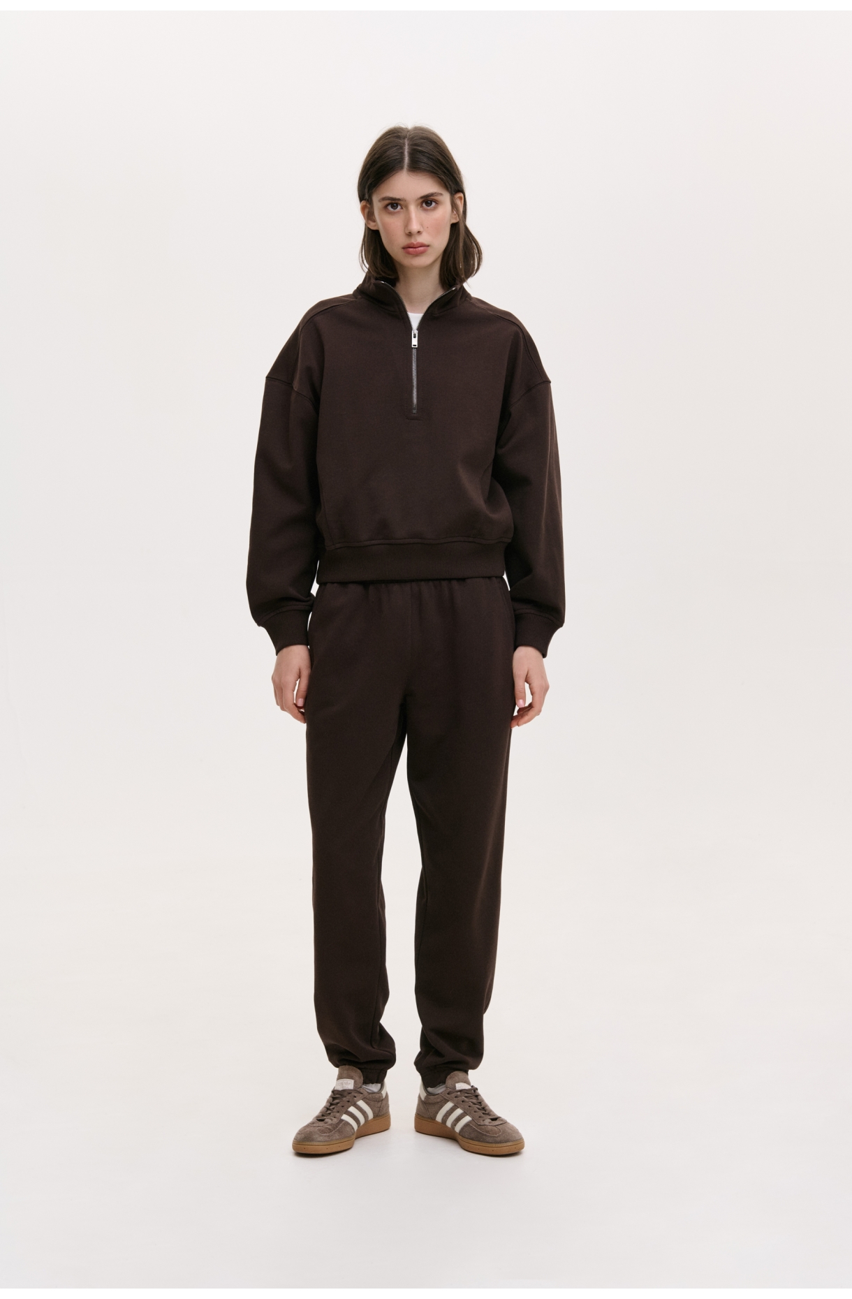 ТРИКОТАЖНИЙ КОСТЮМ З МЕТАЛЕВОЮ БЛИСКАВКОЮ 29-2\30-1 зображення