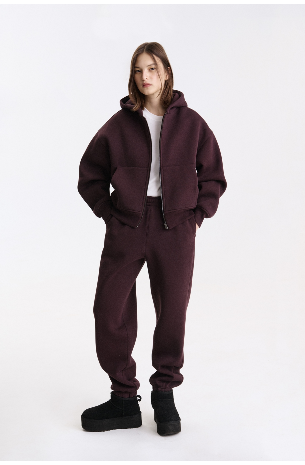 ТРИКОТАЖНИЙ КОСТЮМ НА УТЕПЛЕНІЙ ФЛІСОВІЙ ОСНОВІ 1130\29-1 зображення