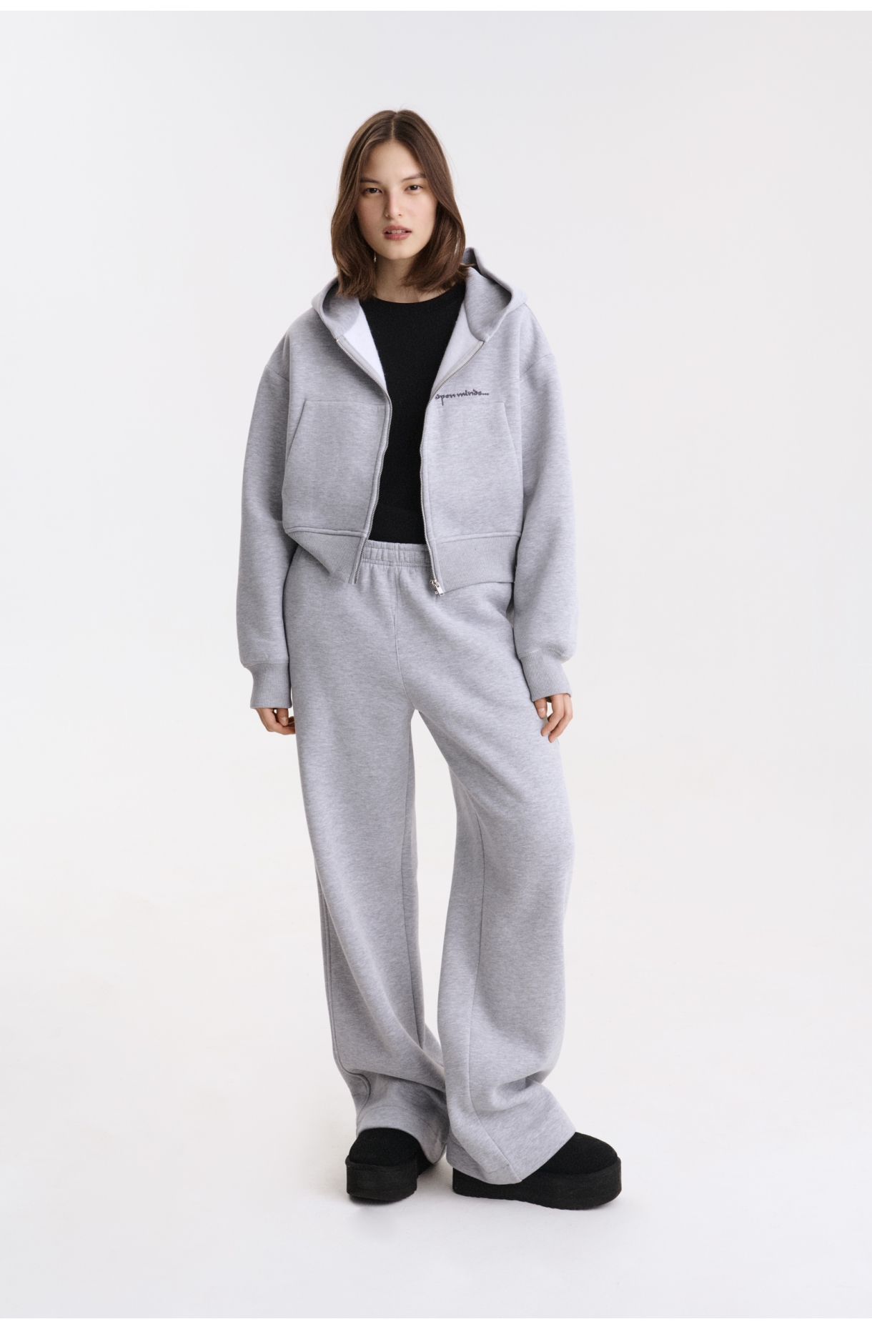 ТРИКОТАЖНИЙ КОСТЮМ УТЕПЛЕНИЙ ФЛІСОМ 1028 зображення