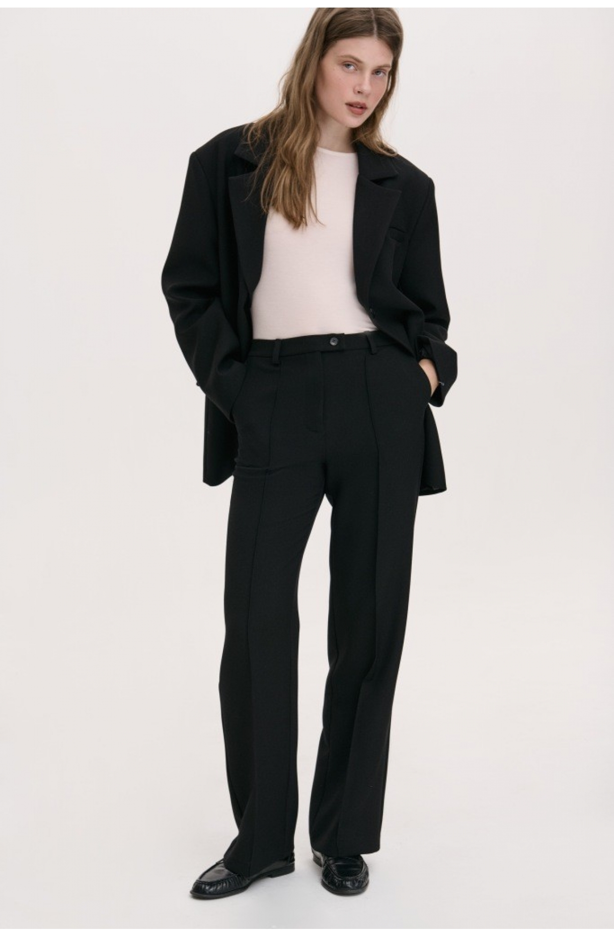 КЛАСИЧНІ ШТАНИ ПРЯМОГО СИЛУЕТУ  1123 зображення 3