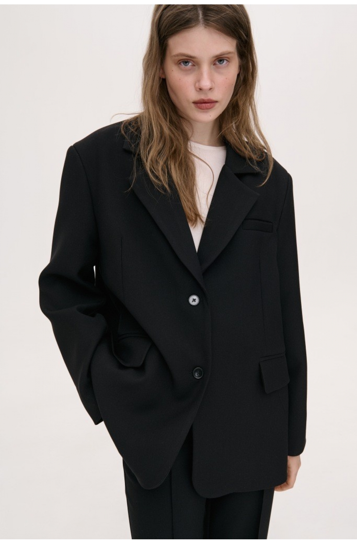 ОБʼЄМНИЙ ПОДОВЖЕНИЙ ЖАКЕТ ПРЯМОГО СИЛУЕТУ 1169 зображення 4