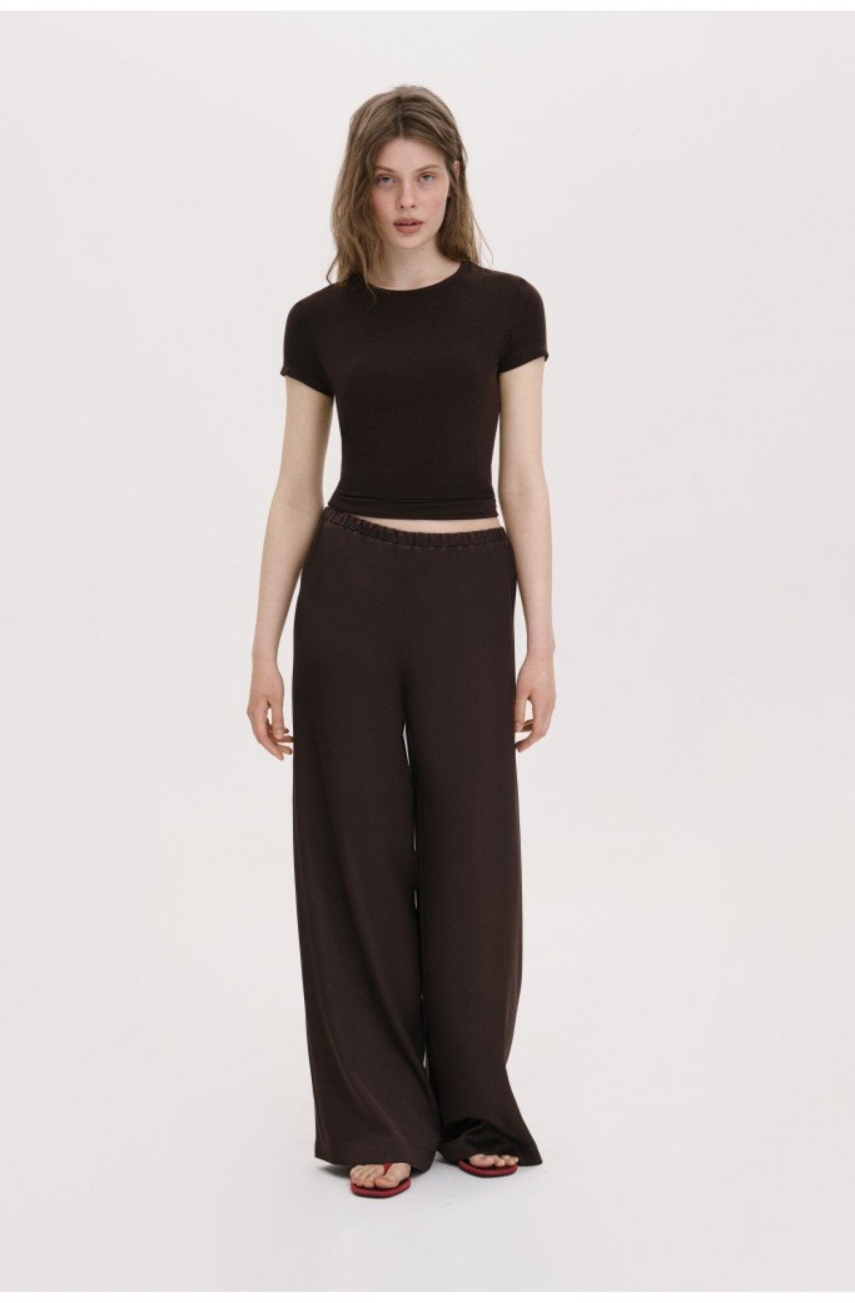 САТИНОВІ ШТАНИ ПРЯМОГО КРОЮ 1236-1 зображення 22