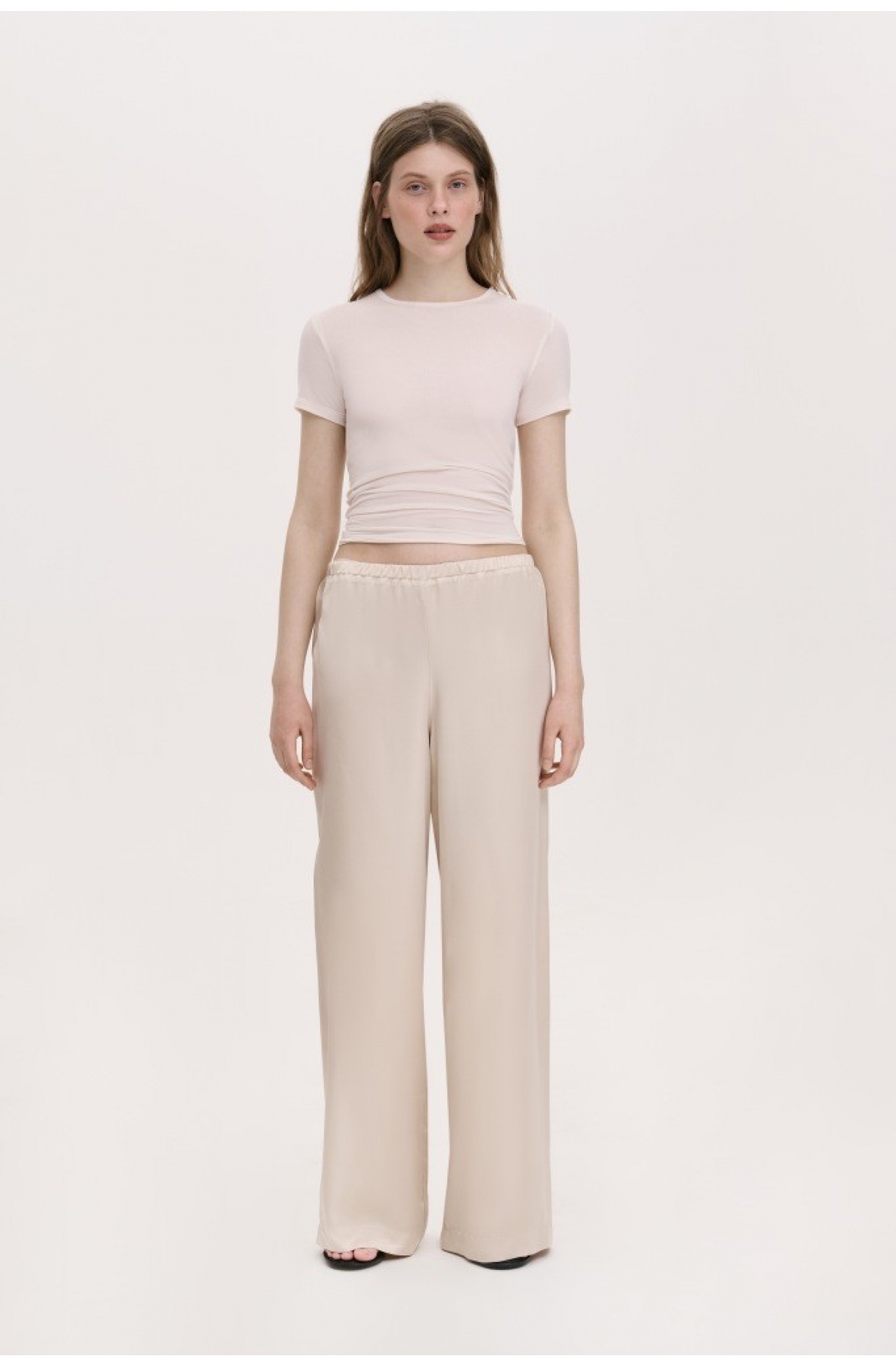 САТИНОВІ ШТАНИ ПРЯМОГО КРОЮ 1236-1 зображення 8