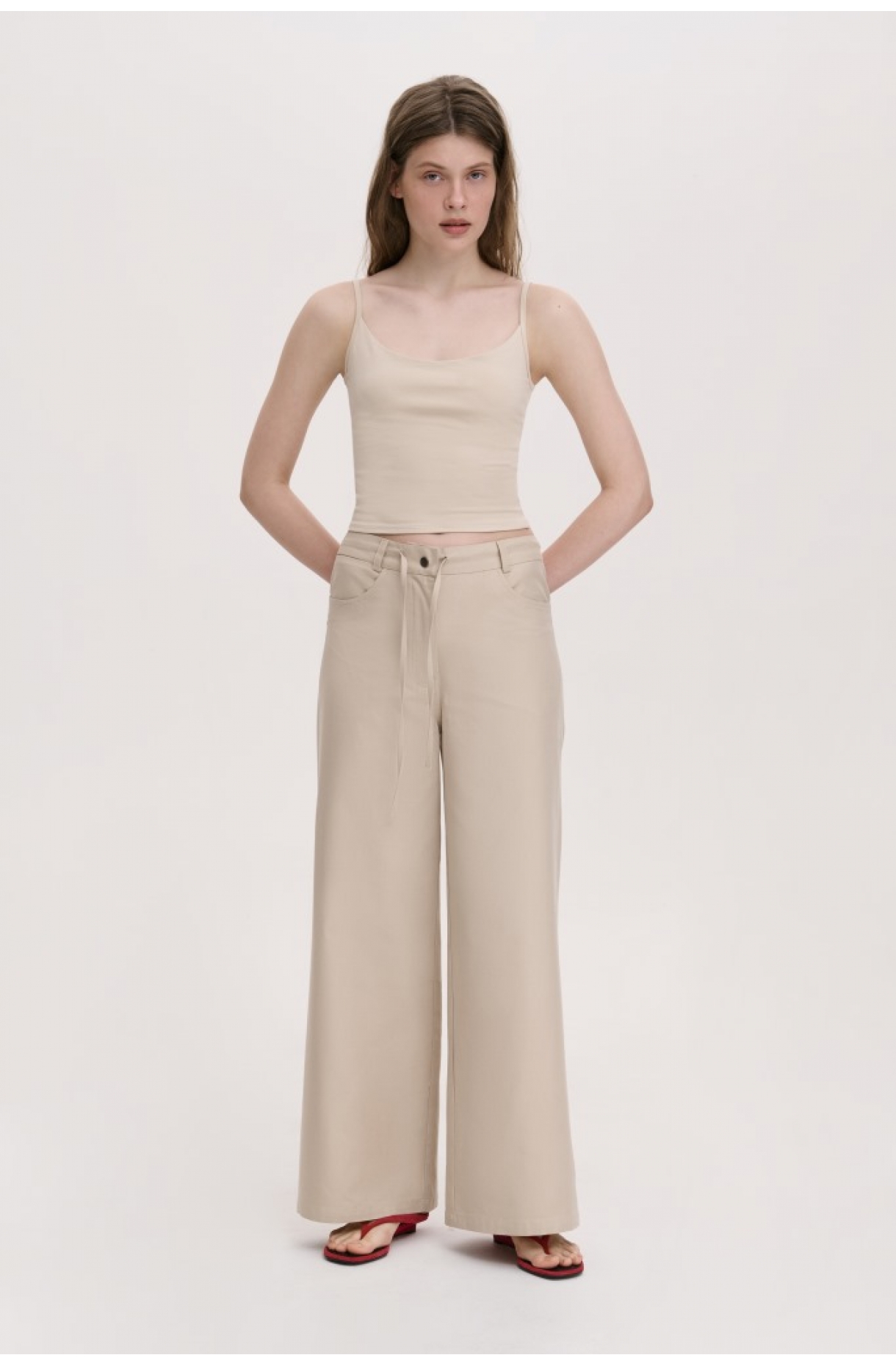 САТИНОВІ ШТАНИ ПРЯМОГО КРОЮ 1236-1 зображення 21