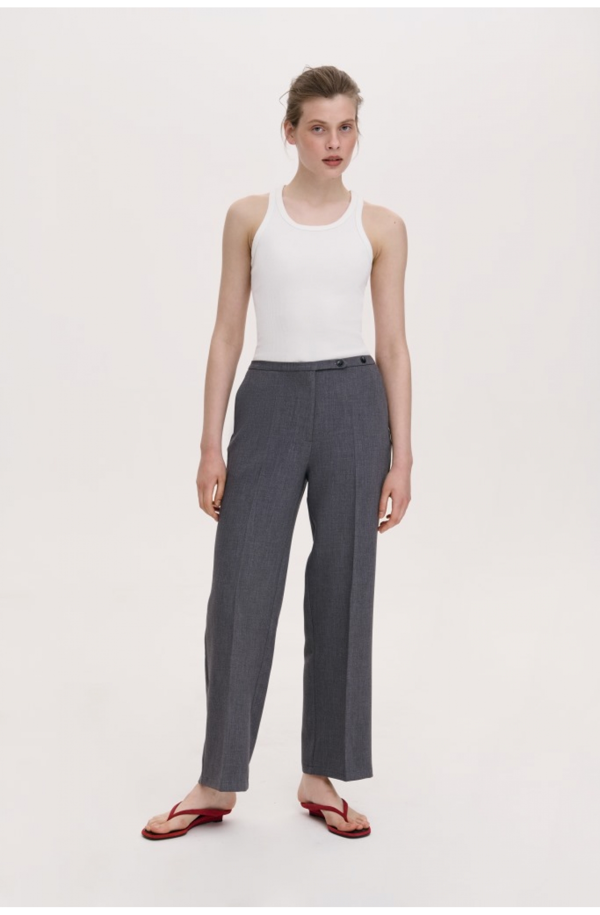 КЛАСИЧНІ ШТАНИ ПРЯМОГО СИЛУЕТУ  1259 зображення 30