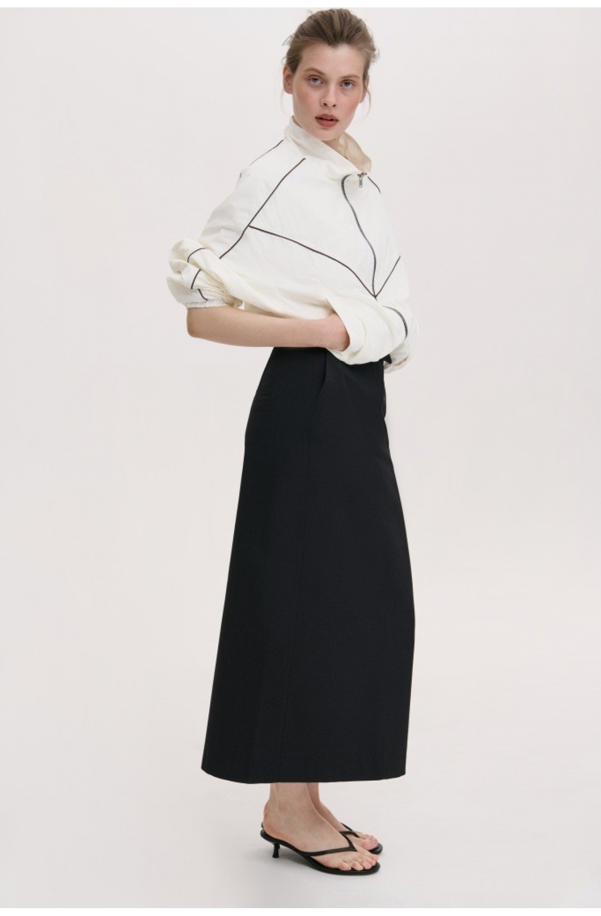 СПІДНИЦЯ ДОВЖИНИ МІДІ ПРЯМОГО СИЛУЕТУ 1261 зображення 33