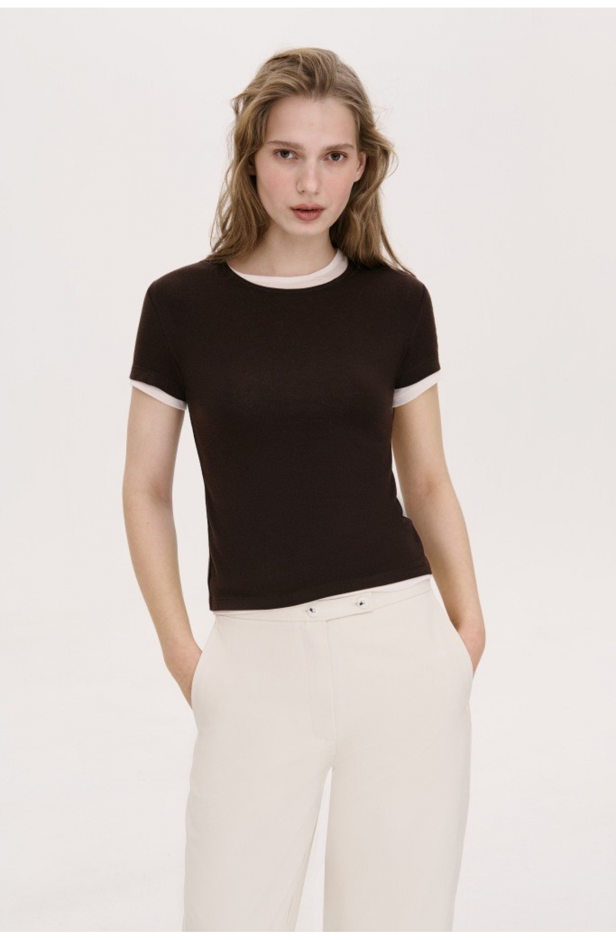 БАЗОВА ФУТБОЛКА ОБТИСЛОГО КРОЮ  1267 зображення 73