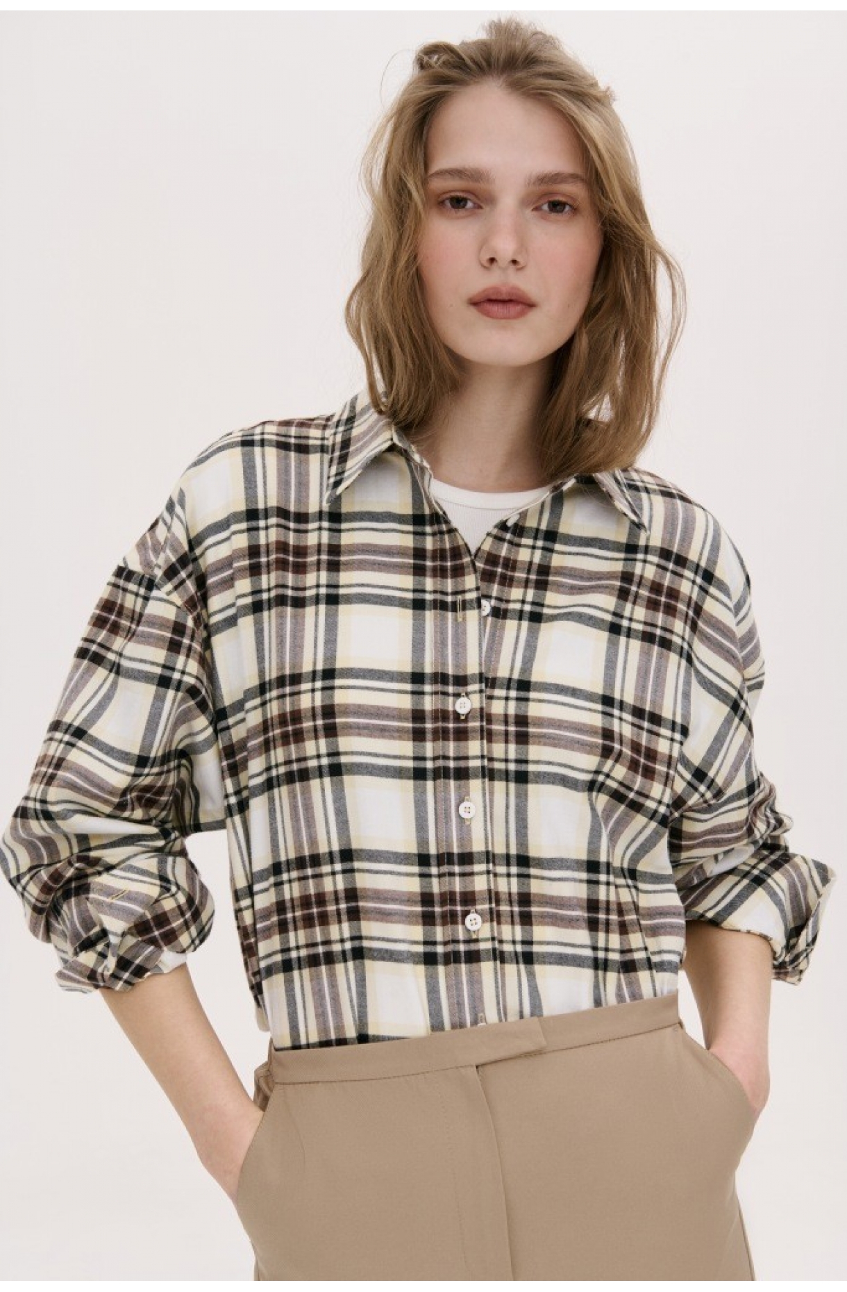 КАРТАТА СОРОЧКА ВІЛЬНОГО СИЛУЕТУ 18-3B зображення 59