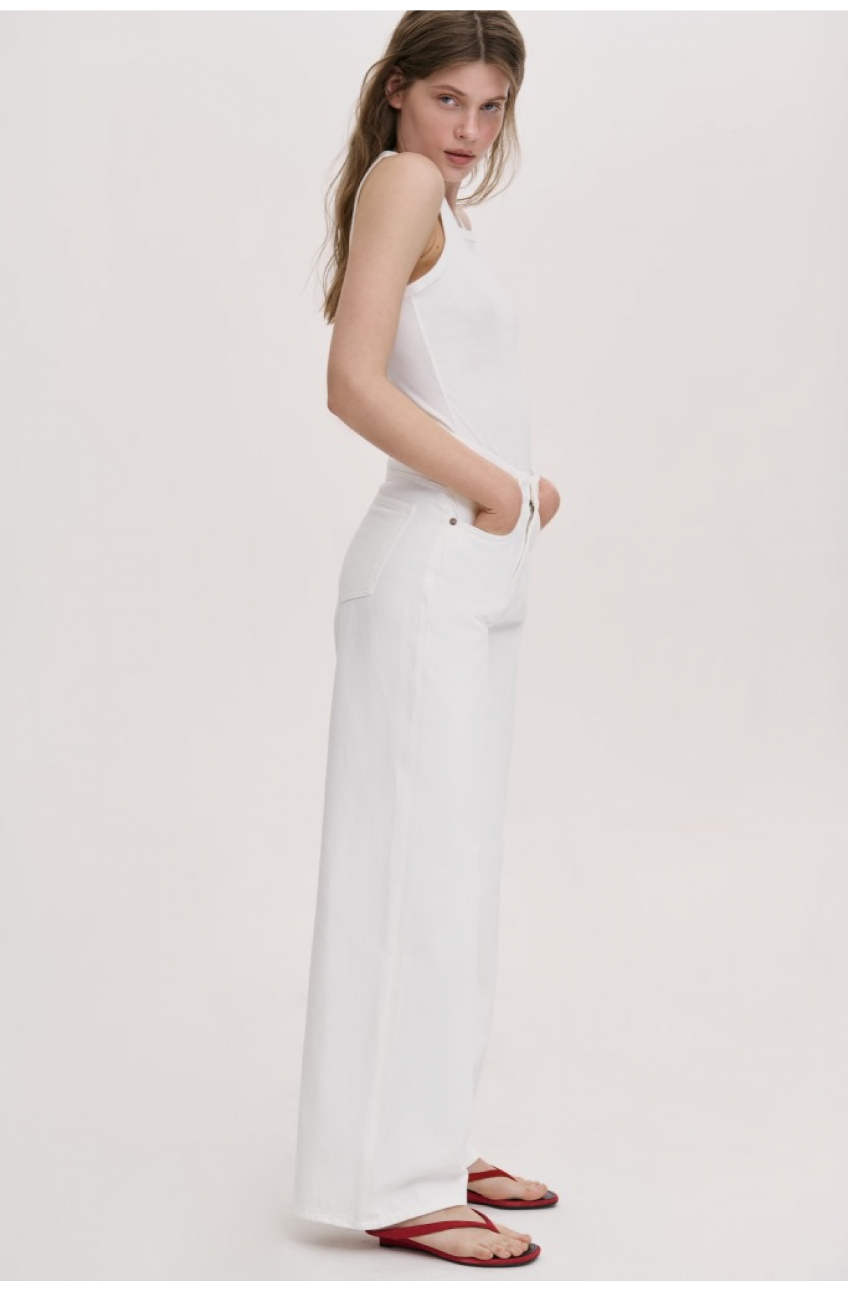 ДЖИНСИ РОЗСЛАБЛЕНОГО КРОЮ ПАЛАЦЦО 25 зображення 60