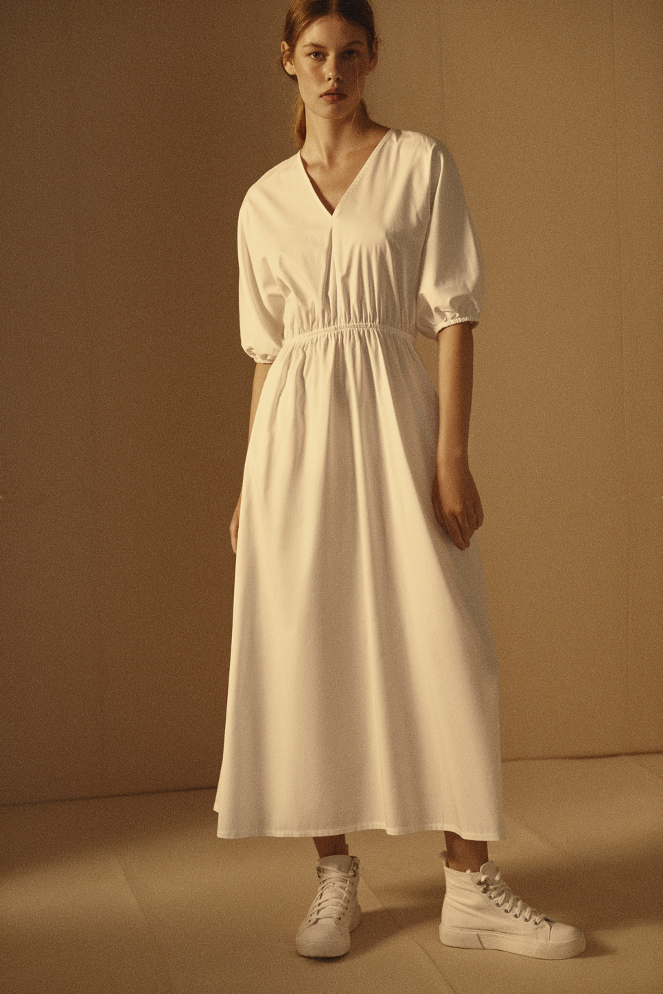 СУКНЯ МІДІ ЗІ ШНУРІВКОЮ НА СПИНІ 81 зображення 3