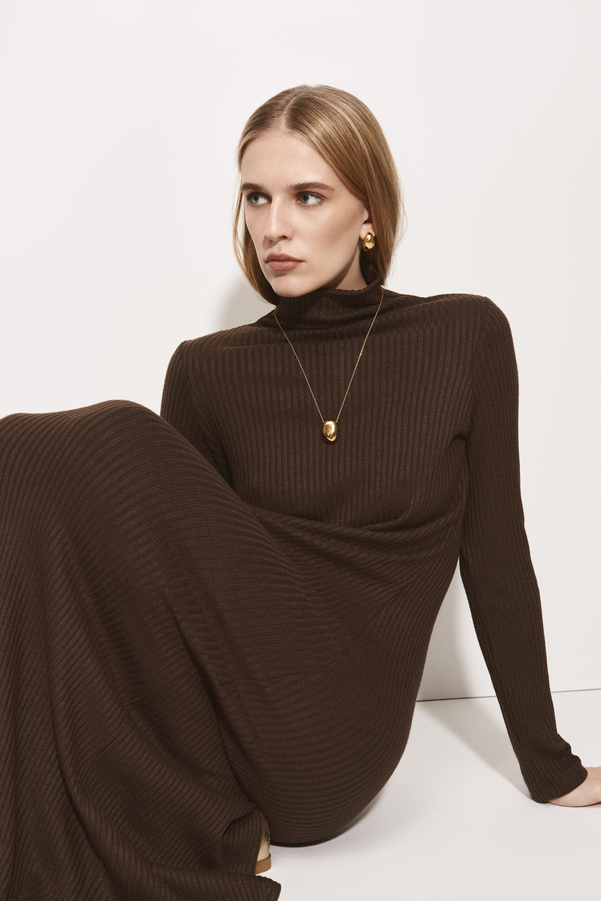 ТРИКОТАЖНА СУКНЯ МАКСІ 1027 зображення