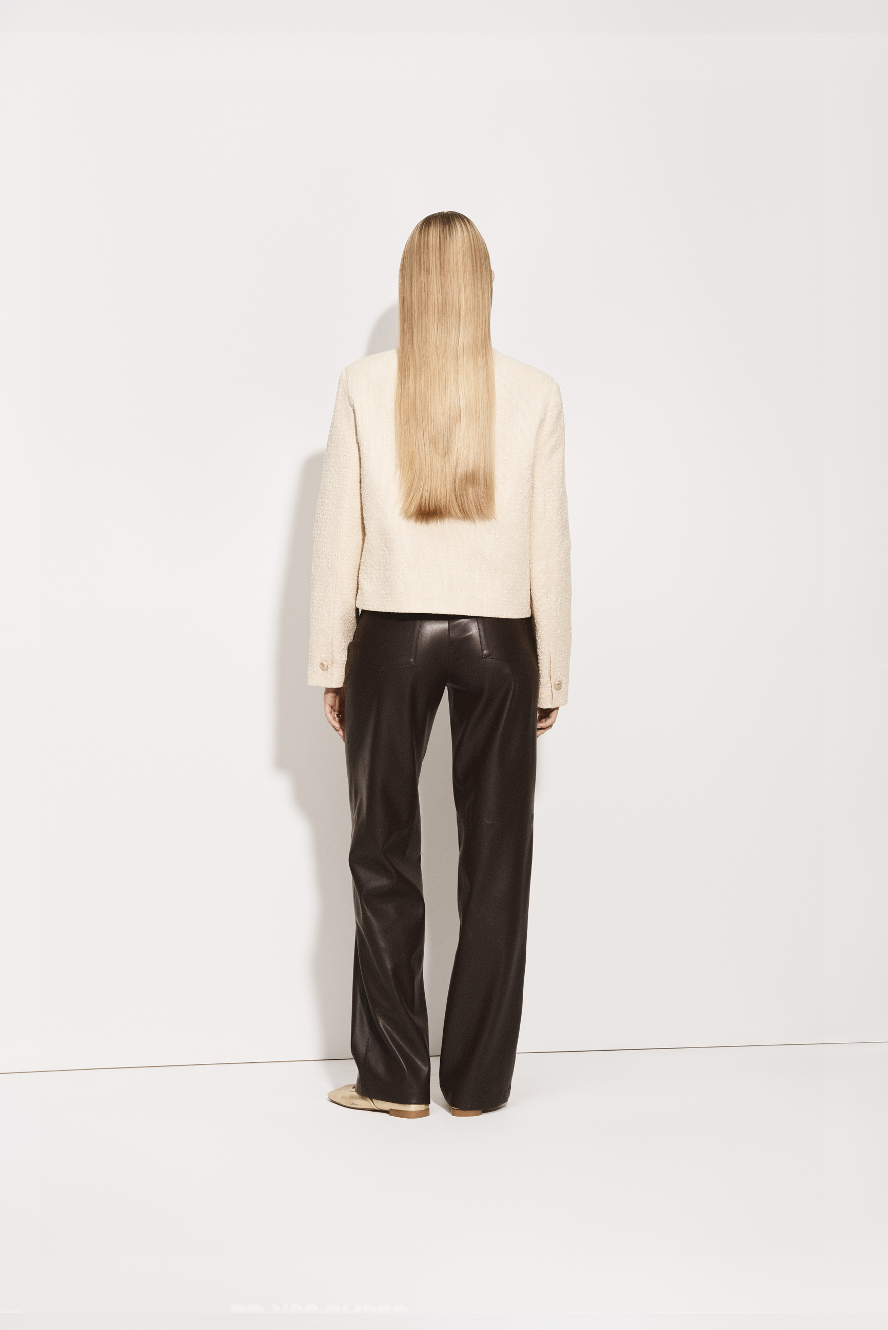 ШТАНИ З ЕКОШКІРИ 1034 зображення 2