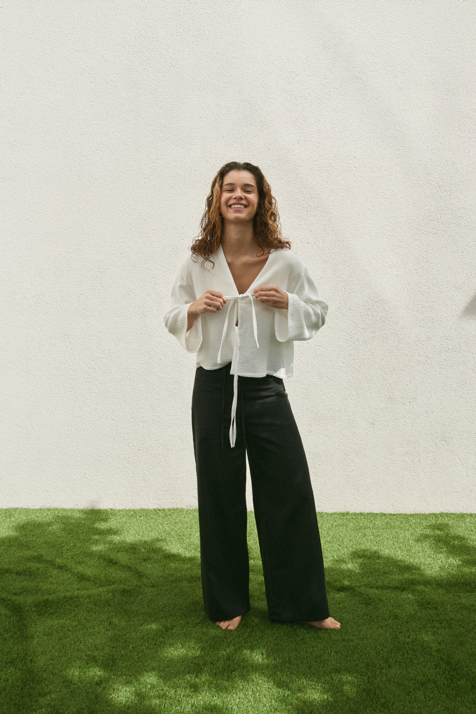 ШИРОКІ ШТАНИ З TENCEL 1109\37 зображення 1