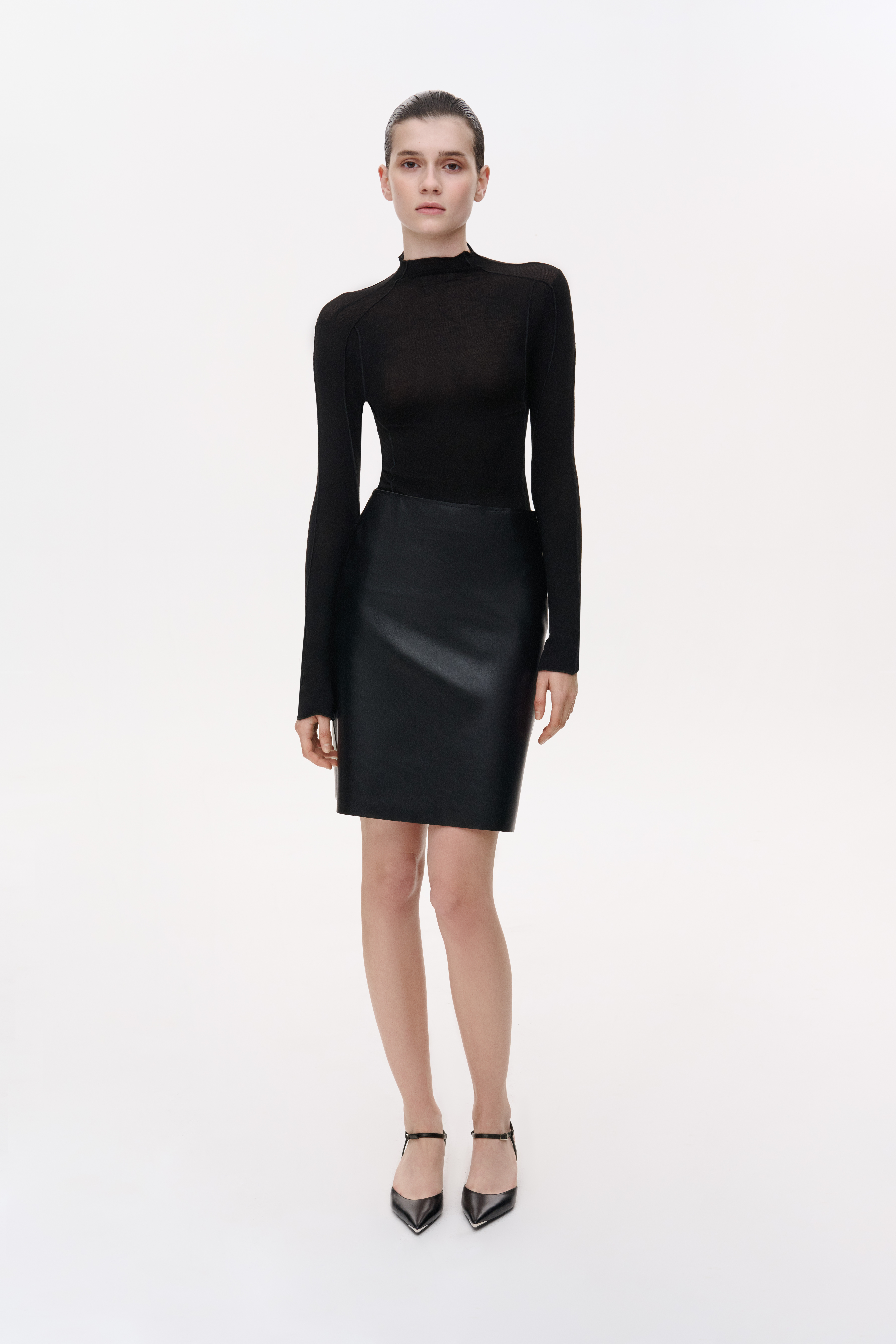 СПІДНИЦЯ З ЕКО ШКІРИ 1241 зображення 1