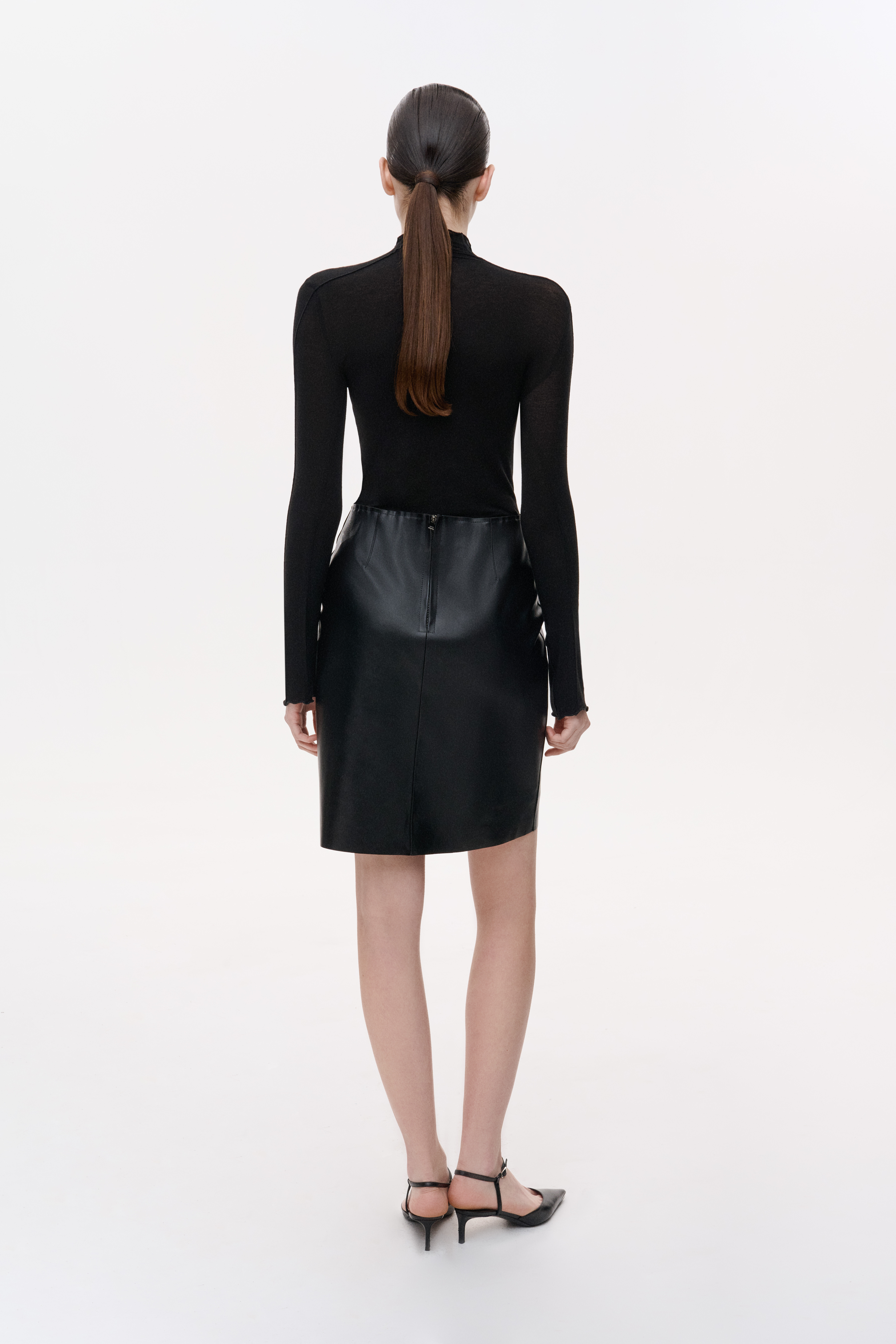 СПІДНИЦЯ З ЕКО ШКІРИ 1241 зображення 2