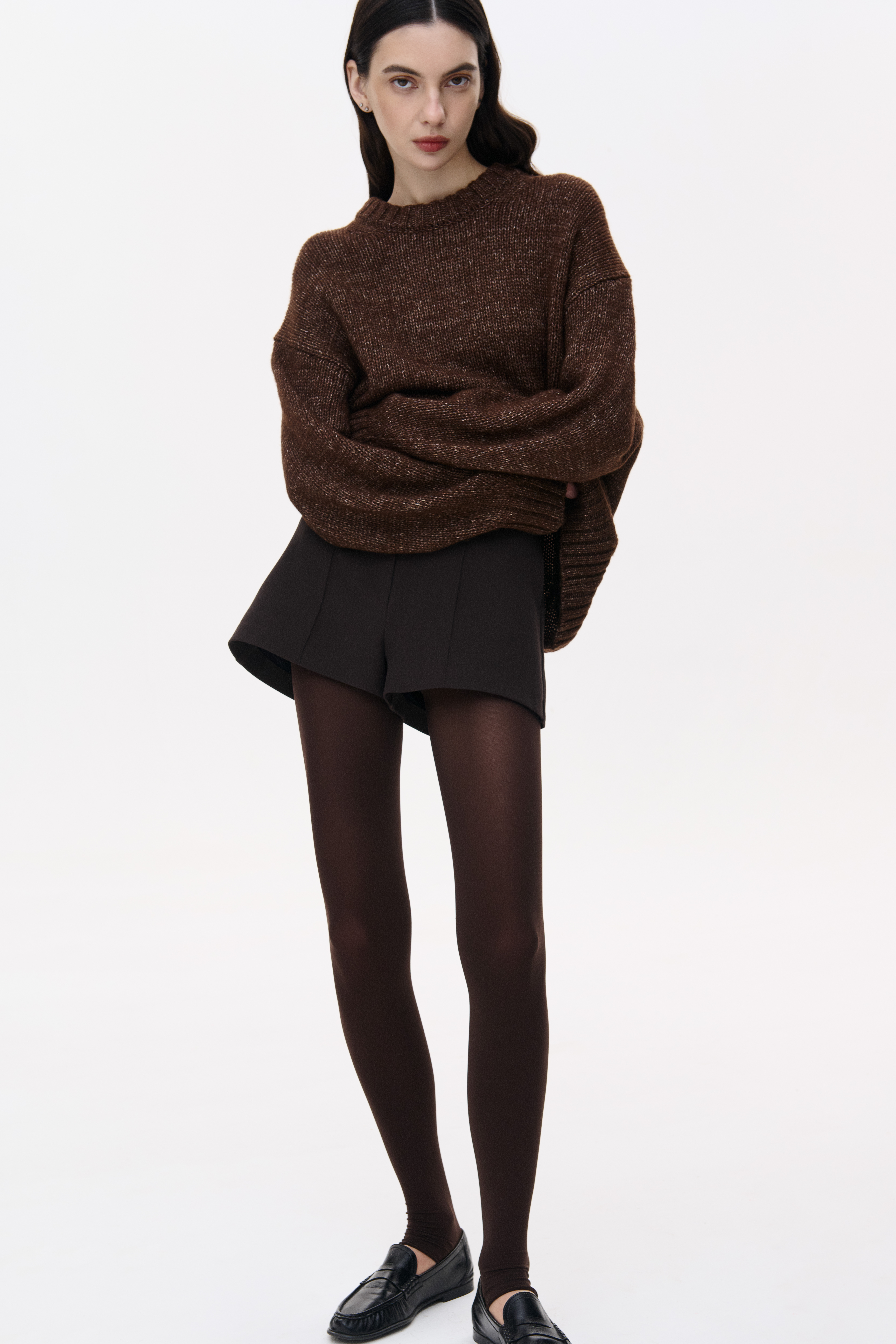 ОВЕРСАЙЗ СВЕТР ЗІ СПУЩЕНОЮ ЛІНІЄЮ ПЛЕЧА 4700 зображення 1