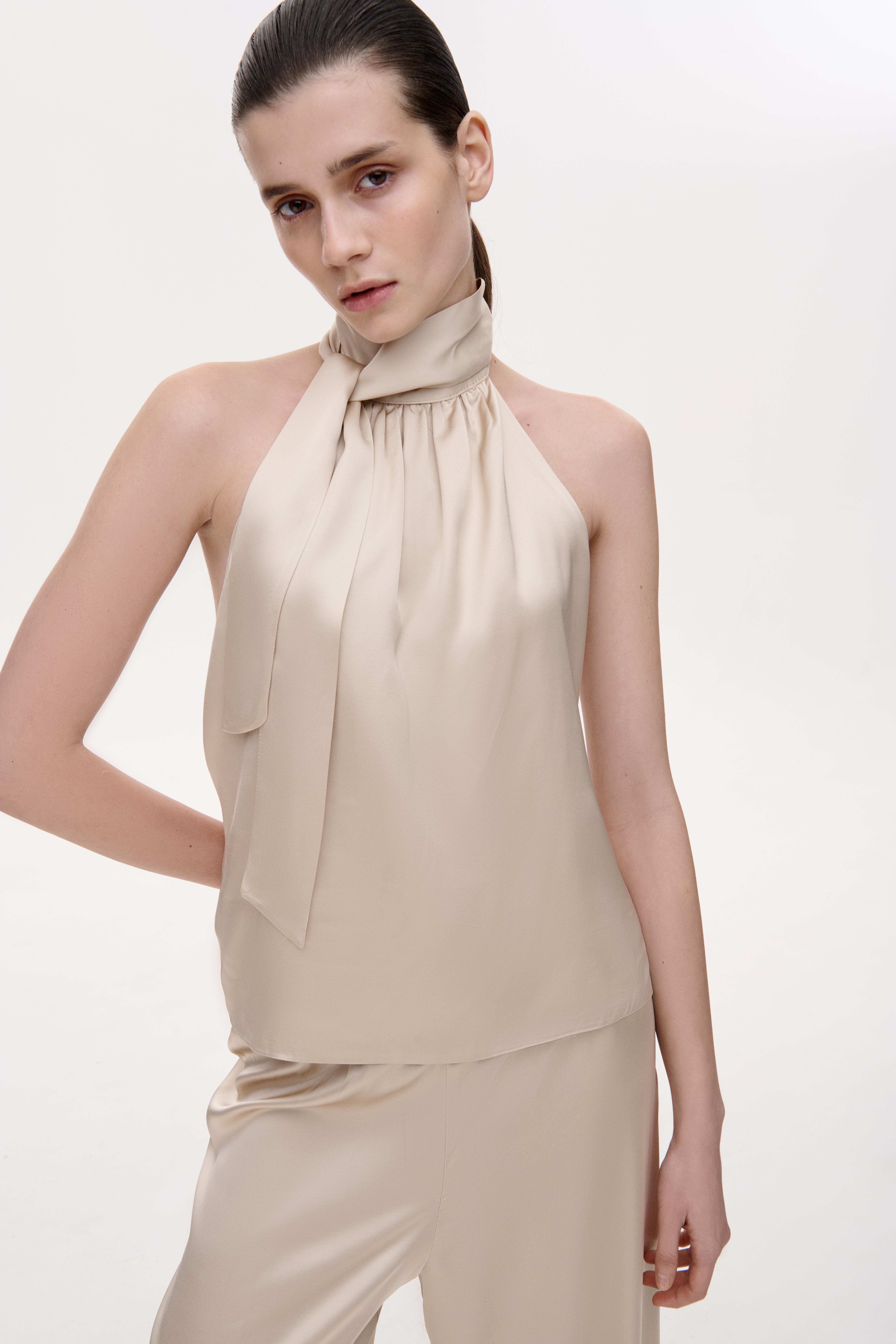 ТОП-ХАЛЬТЕР ІЗ ВІДКРИТОЮ СПИНОЮ ТА ЗАВʼЯЗКОЮ НА ШИЇ 1237 зображення 3