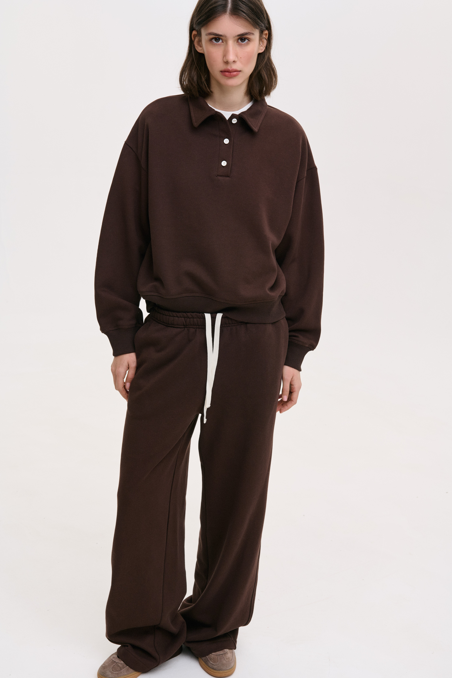 СВІТШОТ-ПОЛО З АКЦЕНТНИМИ ҐУДЗИКАМИ --- зображення 2