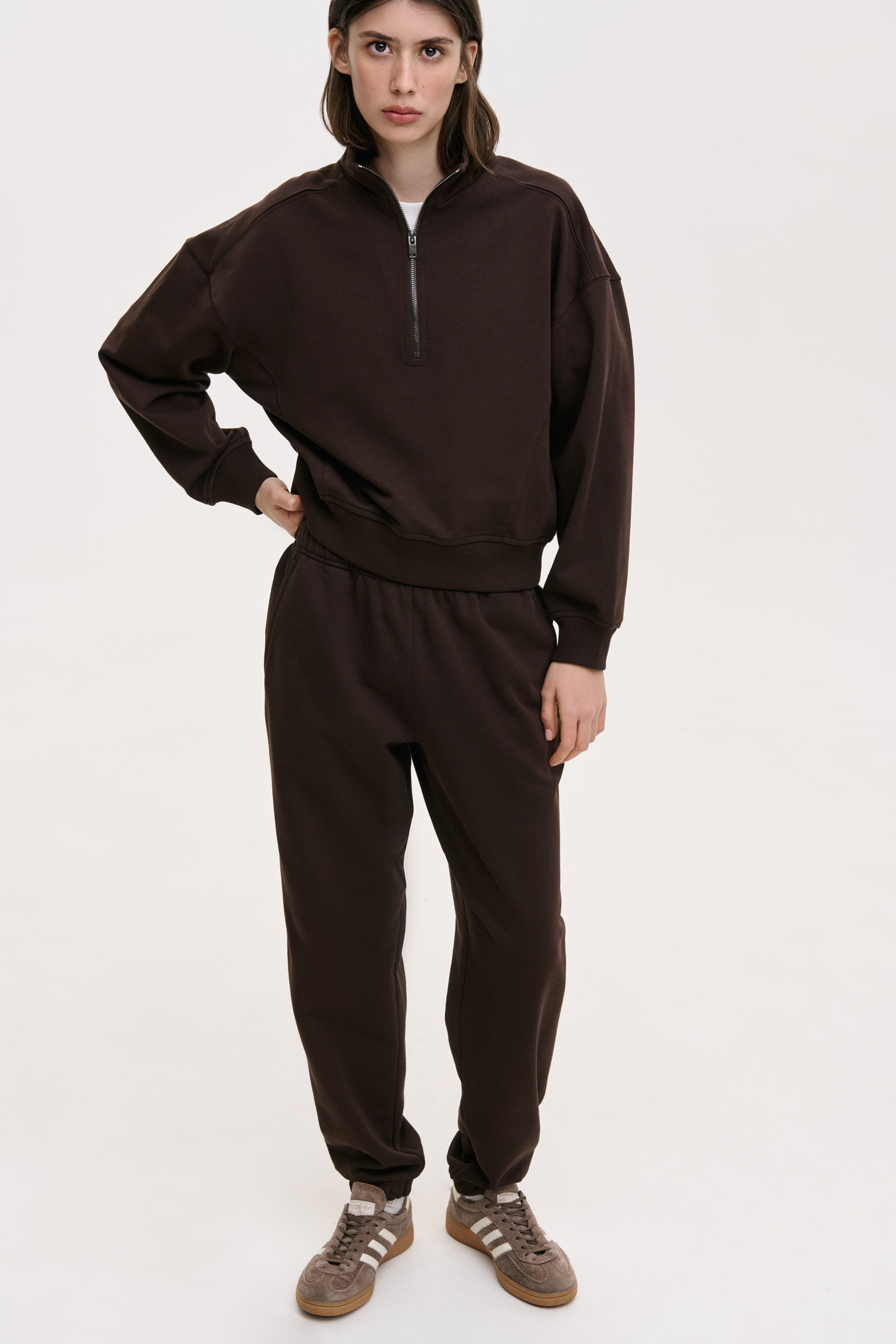 ТРИКОТАЖНИЙ КОСТЮМ З МЕТАЛЕВОЮ БЛИСКАВКОЮ 29-2\30-1 зображення 2