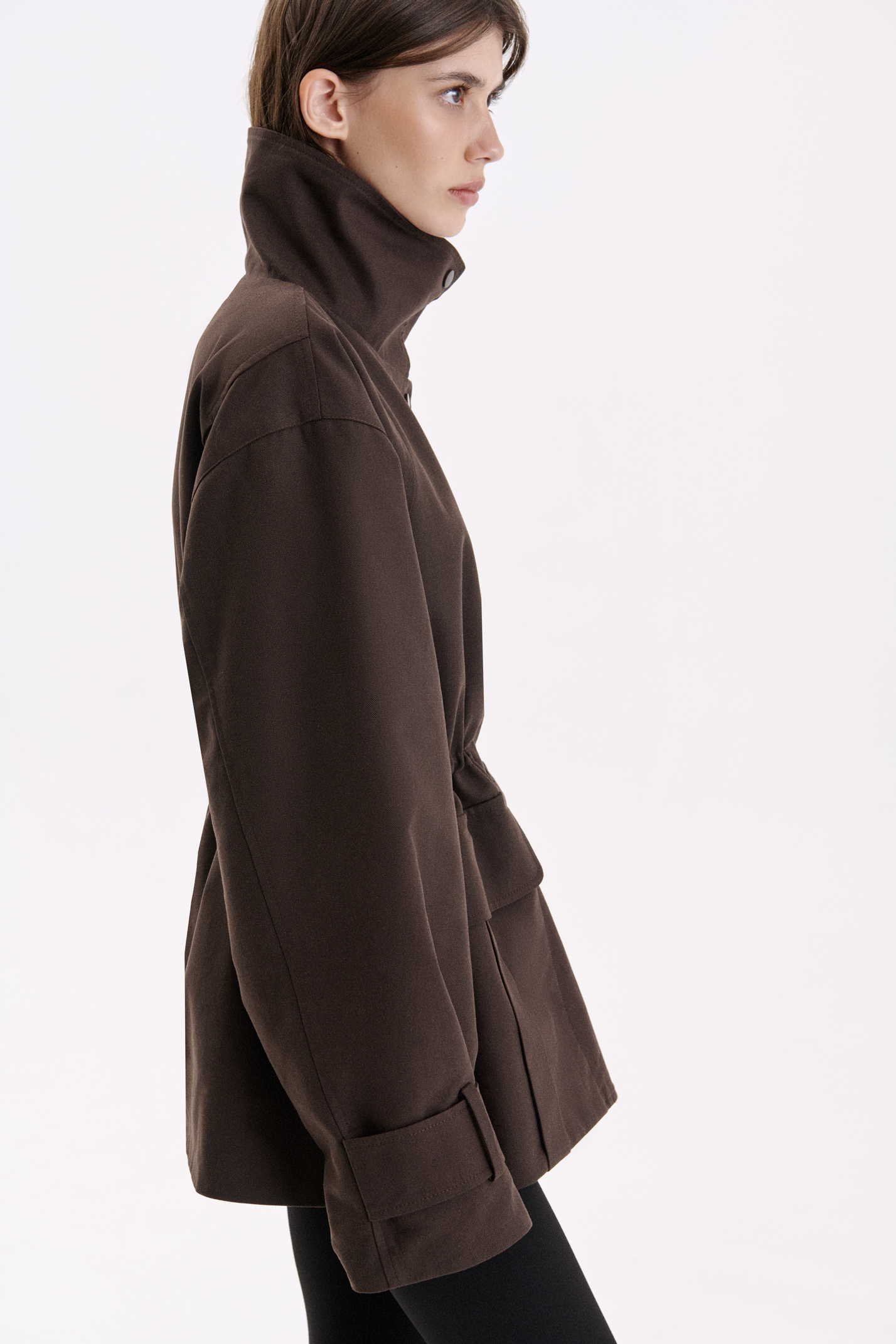 КОТОНОВА УТЕПЛЕНА КУРТКА З РЕГУЛЬОВАНОЮ ТАЛІЄЮ 1226\12-4 зображення 3