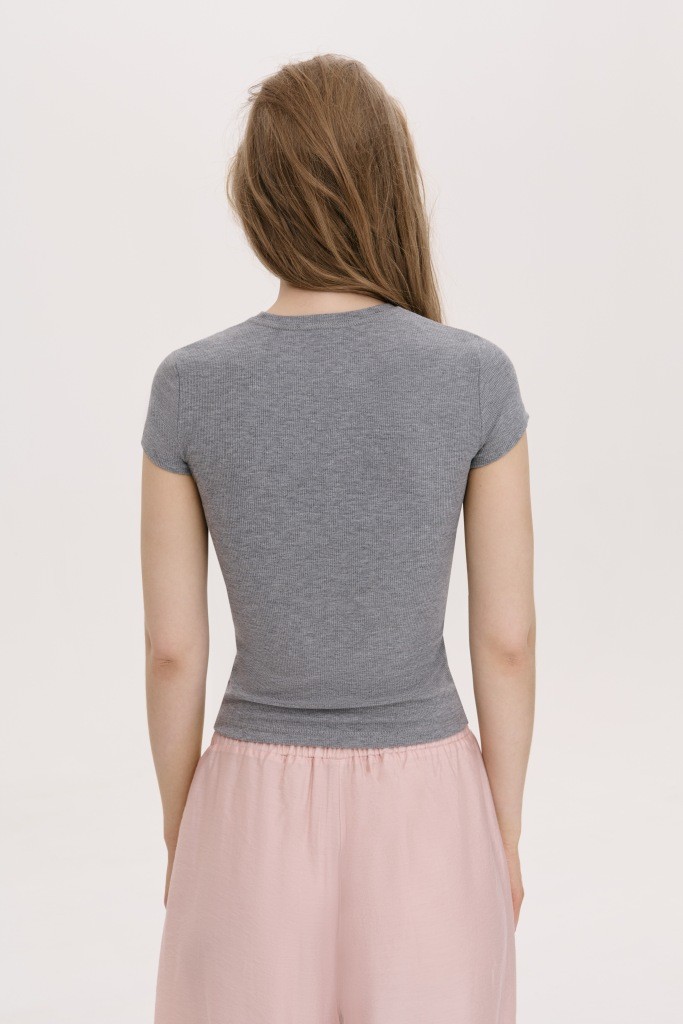 БАЗОВА ТРИКОТАЖНА ФУТБОЛКА  1176-2 зображення 2