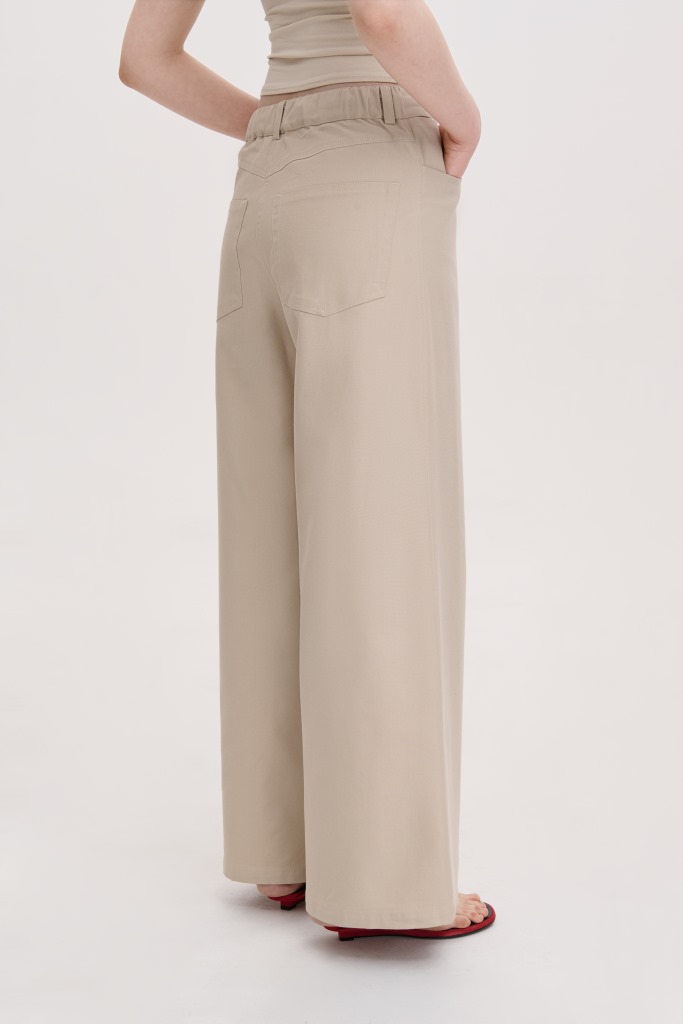 САТИНОВІ ШТАНИ ПРЯМОГО КРОЮ 1236-1 зображення 2