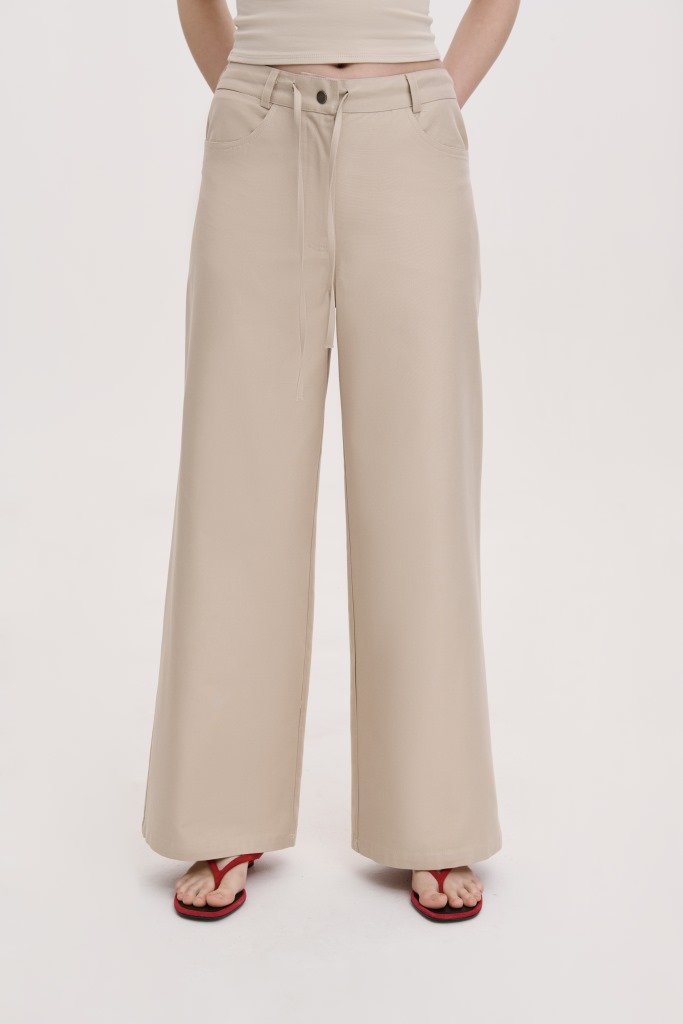 САТИНОВІ ШТАНИ ПРЯМОГО КРОЮ 1236-1 зображення 1